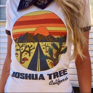 Re-Posh NWOT JOSHUA TREE/ Ringer Retro T-Shirt
